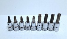 Snap On 9 Piece Torx Set Lot Ftx Ftxr Tools