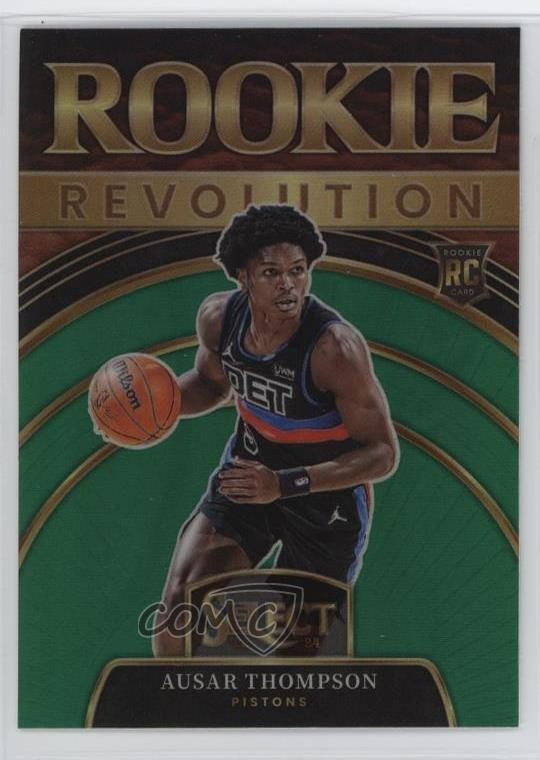 2023-24 Panini Select Rookie Revolution Green Prizm Ausar Thompson #12 RC