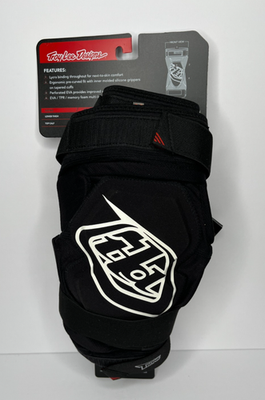 #ad Troy Lee Designs T Bone Knee Guard MTB MX Black Medium Large Pair $70.00