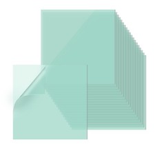 20Pcs 3.7 x 3.5 Inch Welding Helmet Lens Auto Darkening Welding Cover Lens Clear