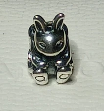Pandora Sterling Silver Easter Bunny Bead Charm Bead 925 Ale Great Xmas Gift 