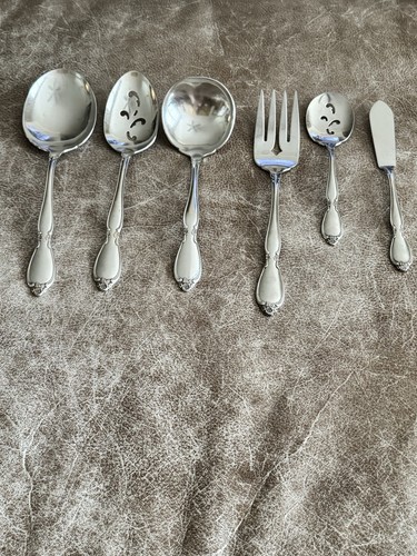Oneida Community CHATELAINE Hostess Serving  Pieces Betty Crocker Glossy (6) - Picture 1 of 6