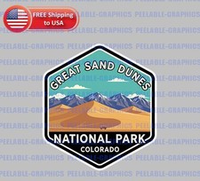 Great Sand Dunes National Park Vinyl Decal Sticker Window Luggage Travel B