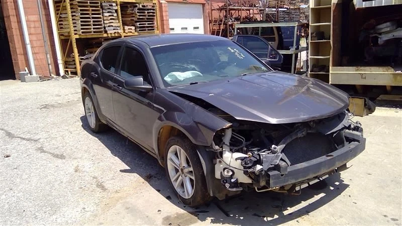 2014 Dodge Avenger Passenger Side Front Inner Door Trim Panel Black Foto 4 de 4