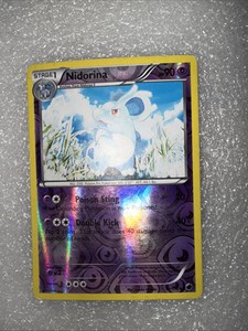 Nidorina 41/116 Plasma Freeze Reverse Holo Uncommon Pokemon TCG