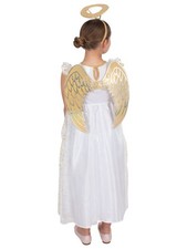Angel Deluxe Costume - 3-5 Yrs - Rubies Deerfield