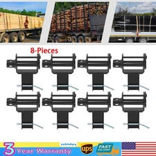 (8 Pack) Trailer Stake Pocket Winch 1.5"x3" Stake Pocket Winch 5400 Lbs Winch