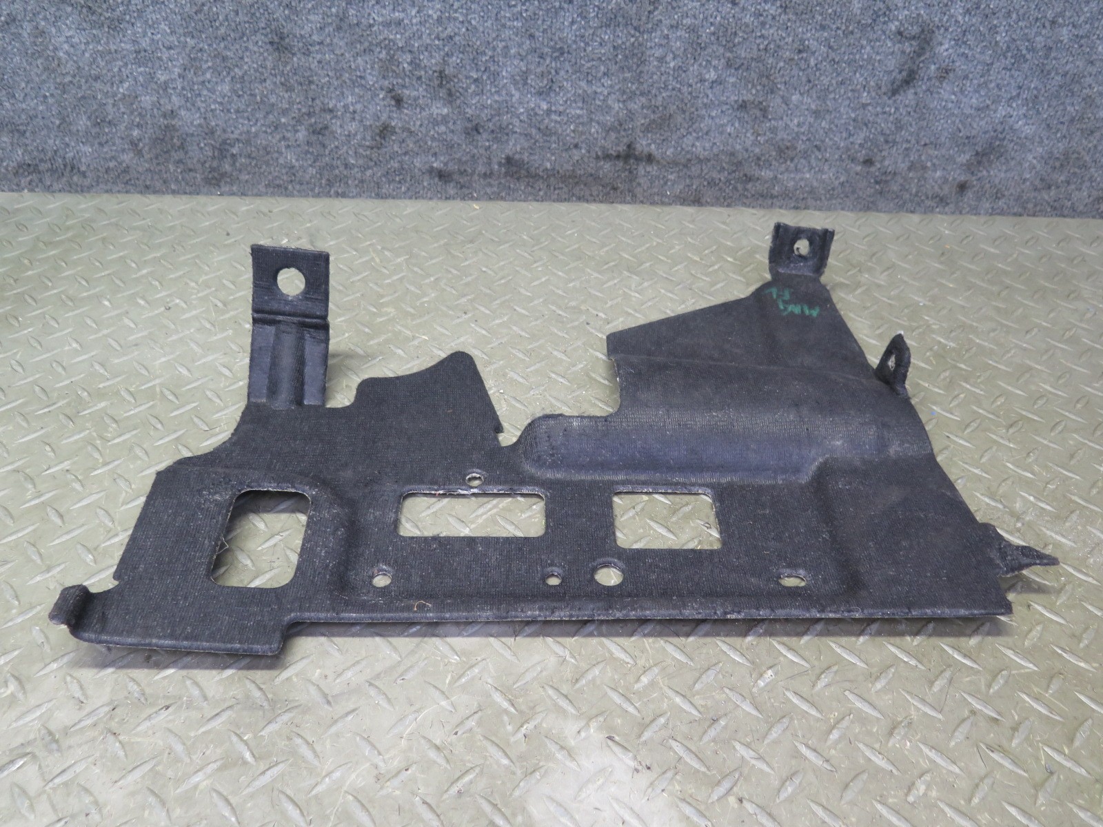 2009-2012 MASERATI GRANTURISMO S M145 UNDER DASH TRIM COVER PANEL SET OF 2