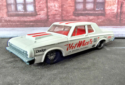 1/64 Hot Wheels 1964 Dodge 330 Max Wedge Musclecar Real Riders Gotti Felgen