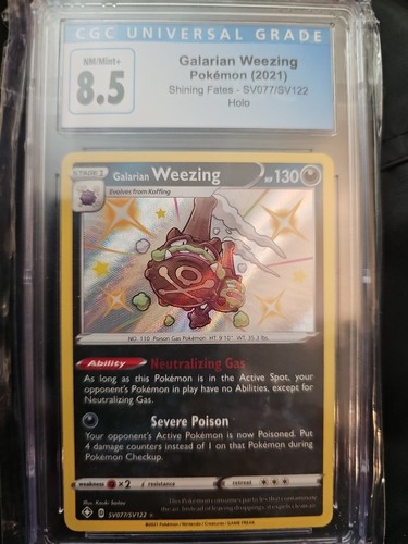 Galarian Weezing graded CGC 8.5 for sale on eBay