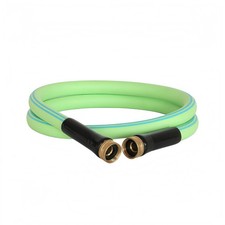 Heavy Duty Female to Female Garden Hose 5ft x 5/8 Inch Green Connector