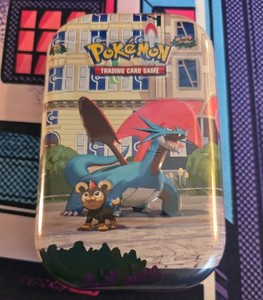 Pokémon TCG Lumiose City Mini Tin Salamence and Litleo Tin Sealed 