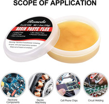 2 Jar Solder Flux, Flux for Soldering, Rosin Soldering Flux Paste for Lead-Fr...