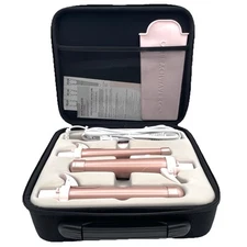 Beachwaver Multi 3 Barrel Rotating Curling Iron Rose Gold Pink B-Series ~ New