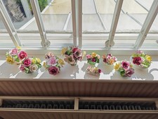 Bone China Flowers (slight chips on some)