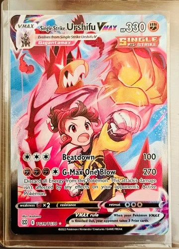 Pokemon Single Strike Urshifu VMAX TG19/TG30 Brilliant Stars TG UR Holo