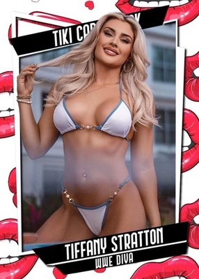 Tiffany Stratton Hot Custom Diva Wrestling  ACEO Trading Card