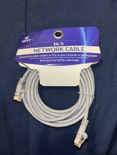 Onn 14ft Network Cable For Connecting Gaming System Or Computer To Modem Or DSL