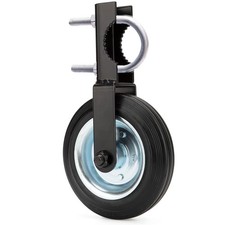 6" Fence Gate Wheels for Metal Tube Driveway Black