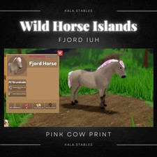 Island Unique Hair - Fjord Pink Cow Print IUH
