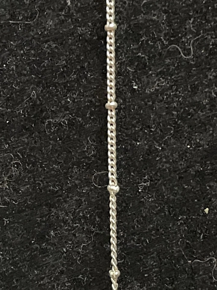 Белый дом черный рынок серебристого тона кластер ожерелье жемчуг и подвески - Изображение 3 из 4