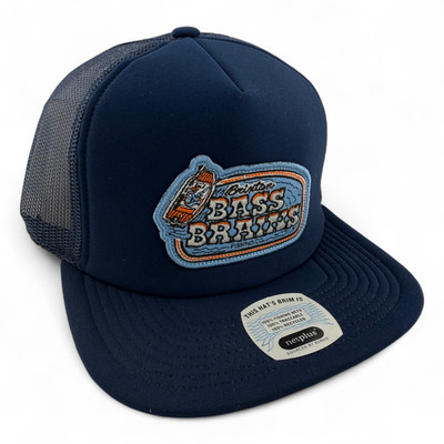 Brixton Company x Bass Brains Boat HP Foam Trucker Snapback Adjustable Hat Cap