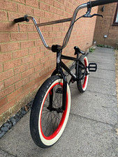 Mafiabikes Kush BMX Bike 26in Black/Red/White BMX Bars 1-Speed Caliper