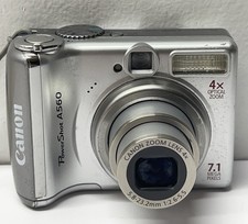 Canon PowerShot A560 7.1MP 4x Optical Zoom Compact Digital Camera TESTED