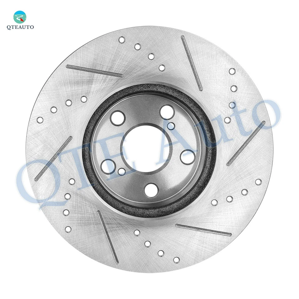 4 Front 275mm-Rear 259mm Drilled Slotted Brake Rotors To 2009-2013 Toyota Matrix - Image 2 of 4