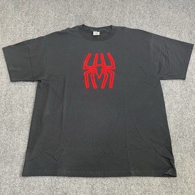 Vintage Marvel Spider Man Tobey Maguire Promo T-shirt Men s Size XL Black Y2K
