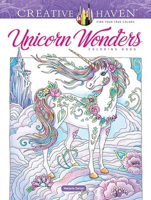 Marjorie Sarnat - Creative Haven Unicorn Wonders Coloring Book - Paper - G245z