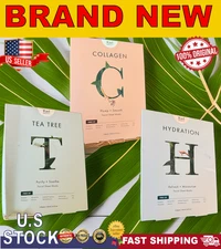 RAEL Beauty Faciel Sheet Masks | Hydration - Tea Tree - Collagen | 3 pack set |