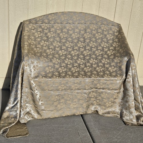 Vintage Bella Notte Colette Satin King Duvet Cover Mother Of Pearl Buttons - Bild 2 von 12