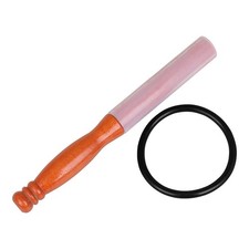 Wooden Rubber Mallet Stick Singing Bowl Mallet Yoga Meditation with Rubber  U5Q5