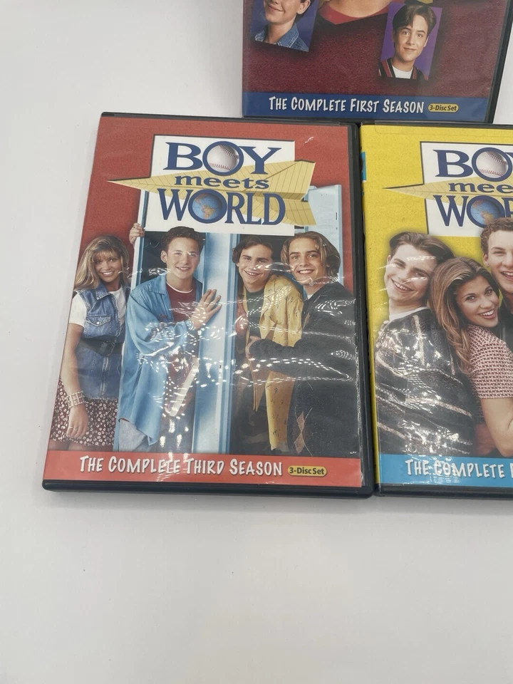 Lot Of 3 ABC Sitcom Series Boy Meets World Complete Seasons 1, 3, & 4 On DVD - Image 2 of 4
