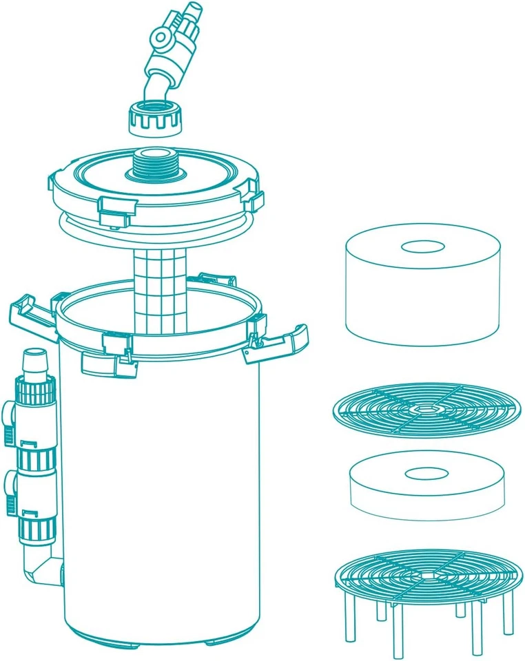 Bio Neptune Nexus – Prefiltro Esterno Universale per Acquari Dolce E Marino | Mo - Immagine 3 di 4