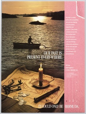 Bermuda Whalers Shipbuilders Keys Map Coins 1989 Vintage Print Ad