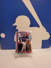 Dustin Harris Texas Rangers 2025 Topps Chrome Prism Refractor Rookie Card # 131