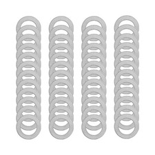 Compatible M10 16MM Steel Shim Washer Set 48pcs 0.1/0.2/0.3/0.5mm M10X16