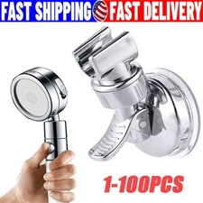 Adjustable Shower Head Holder Suction Cup Handheld Showerhead Wall Mount Bracket