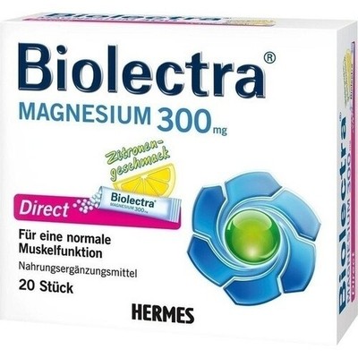 BIOLECTRA Magnesium 300 mg Direct Zitrone Sticks, 20 St PZN 04115295