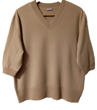 Pullover INCLUDE by Peter Hahn Kaschmir/Wolle Beige Gr. 46/48 - s. Maße unten!