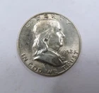 USA Franklin Half 90% Silver 50 Cents 1952 D Denver Mint XF-AU SCARCE