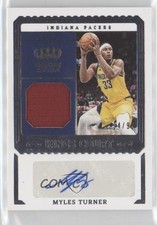 2023-24 Panini Crown Royale Kings Court Jersey 24/99 Myles Turner Auto 07et