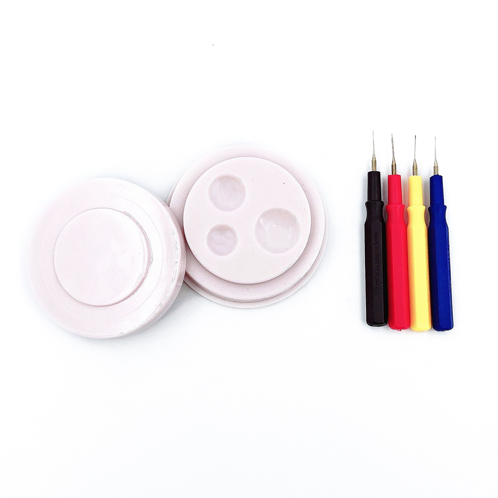 Plastic+Metal Precision Oiler Pen Needle With Oil Cup Watch Clock Repair Tool C