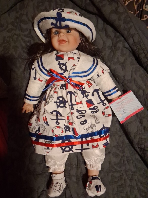 24 Inch Vinyl And Cloth Doll Made By Kinnex