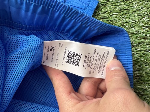 NEW 2022 Italy Italia Jacket Warmup Anthem Blue Puma Home Medium M Shirt Jersey - Picture 9 of 13