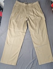 Dockers Classic Khaki Classic Fit Pleated Pants Wrinkle Free 36x30