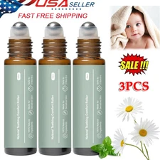 3PCS MAMA'S Teether Baby Teething Roller - Natural Gentle Teething Relief Roller