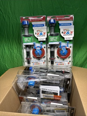 #ad 10pck Fluidmaster Fill Valve 2” amp; 3” Super Flapper Kit K 400H 043 OPEN BOX $85.49